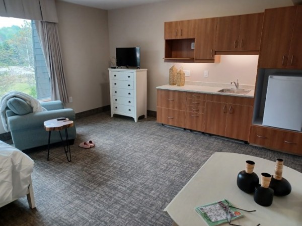 A model suite...