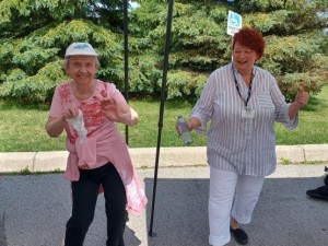 Homes which nurture residents' individuality and wellness can lead to dancing! (Avalon Care Centre)
